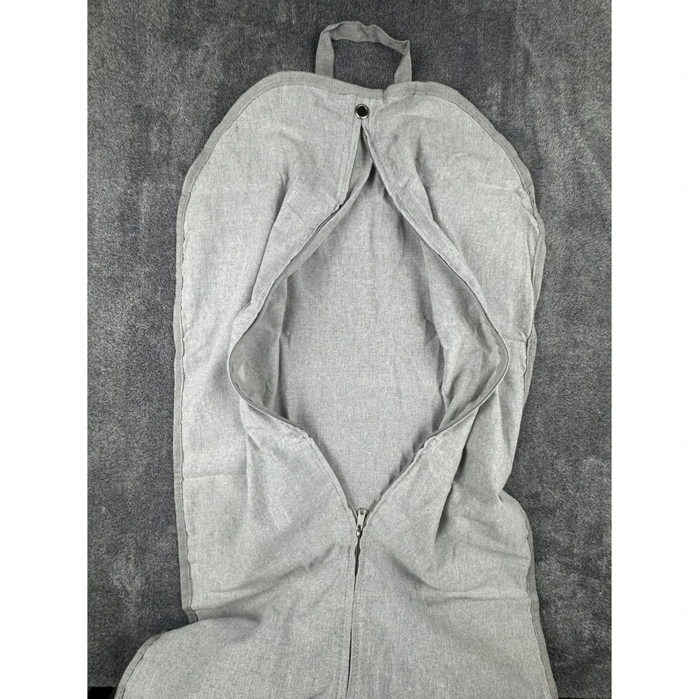 Peter Millar Grey Heather Crown Logo Garment Bag Travel Suit Carrier Foldable
